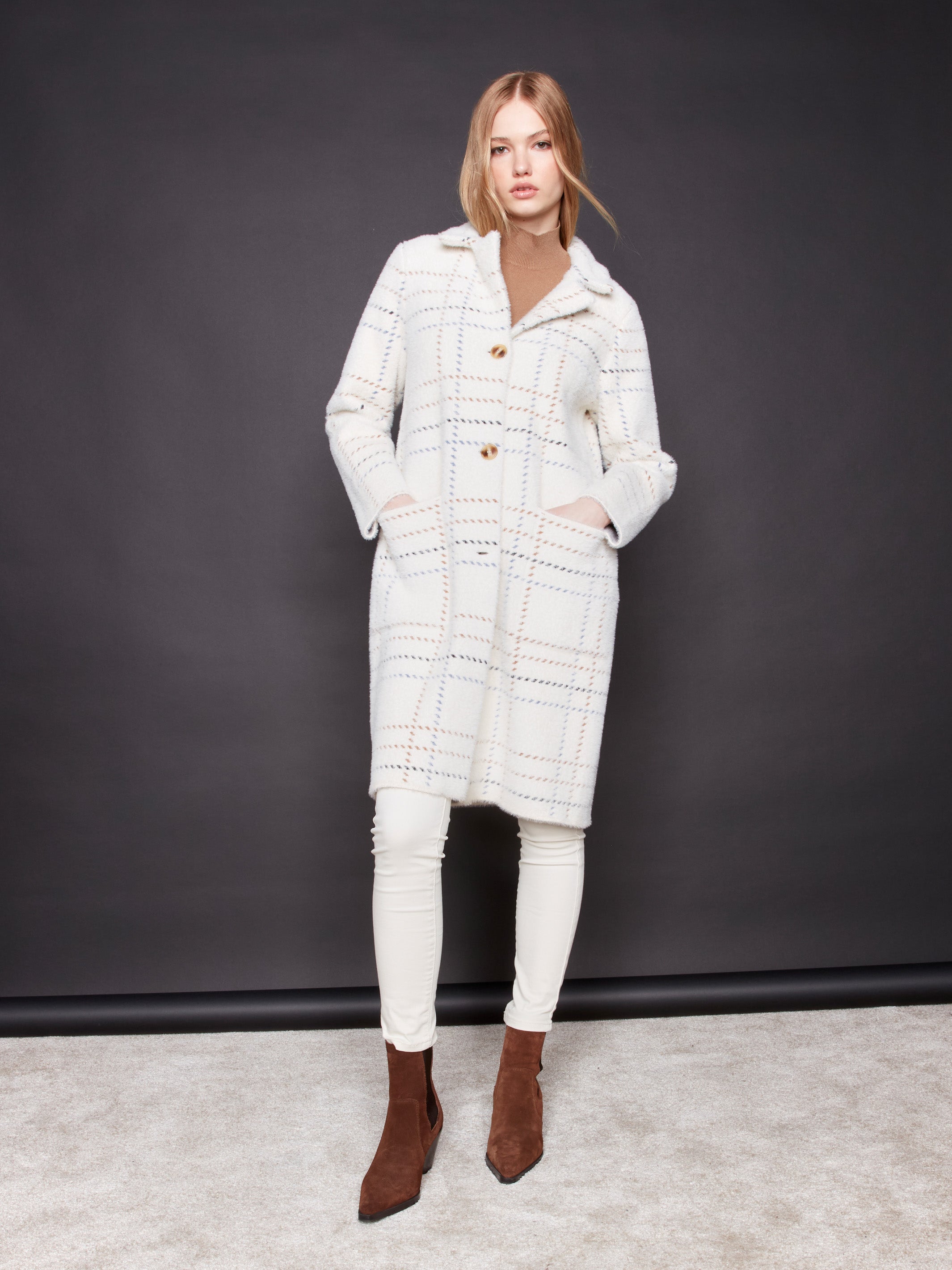 Boucle clearance car coat