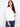 Casual white and blue striped top with a cozy hooded design, perfect for everyday wear. Made from soft 100% cotton by Charlie B.