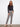 Cuffed Hem Twill Jeans - Smoke Grey