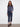 Knit Denim Jogger Pants - Blue Black