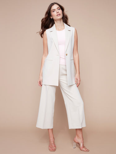 Charlie B Workwear Collection - Tailored Blazer Vest for Women
