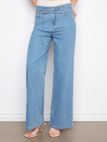 Crafted from stretch denim, these jeans provide flexibility and comfort while maintaining a stylish look. By Charlie B.