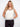 Elegant top with a V-neckline, featuring intricate crochet patterns for a sophisticated look by Charlie B.