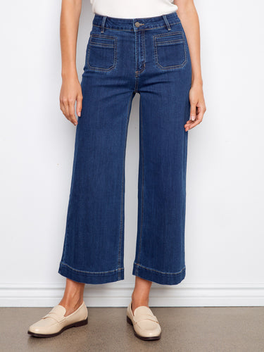 Crafted from stretch denim fabric, these jeans ensure comfort and flexibility for everyday wear. By Charlie B.