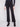 Flare leg black pants featuring stretch twill fabric and stylish side pockets by Charlie B.