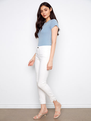 Designed with a five-pocket style, these jeans combine functionality with fashion effortlessly. By Charlie B.