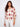 Elegant floral crochet top with a handcrafted design, featuring a crew neckline in carnation color by Charlie B.