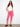 Slim fit pink capri pants featuring a five-pocket design, perfect for a chic casual look. Crafted with care by Charlie B.