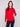 Crimson sweater featuring a stylish boat neck and ribbed sleeves, perfect for a casual outing by Charlie B.