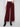 These cropped length cabernet corduroy pants add a modern twist to any outfit with their unique design by Charlie B.