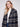 Chic navy plaid boucle coat, fully lined for added comfort and warmth by Charlie B.