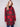 Elegant cranberry plaid coat featuring a button front closure and tailored collar for a sophisticated look by Charlie B.