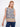 Top with a blue mural graphic print, showcasing a sleeveless design and intricate border detail by Charlie B.