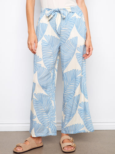 Cropped length pants featuring a striking ornato design and practical slash pockets by Charlie B.