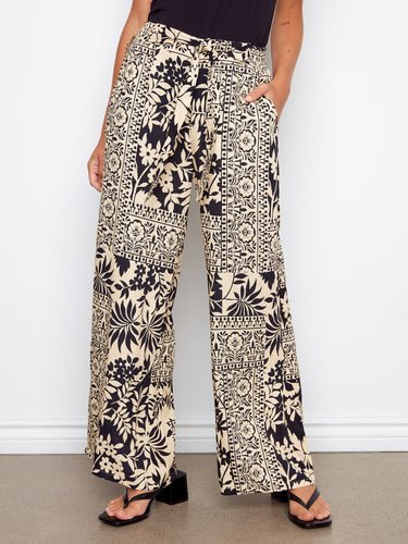 The cropped length of these pants offers a trendy and modern style perfect for any casual occasion. By Charlie B.