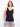 Black bamboo cami with a scoop neckline, showcasing its relaxed fit and versatile style by Charlie B.