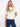 White cotton sweater with a lemon design, featuring a classic crew neckline for a timeless look. By Charlie B.