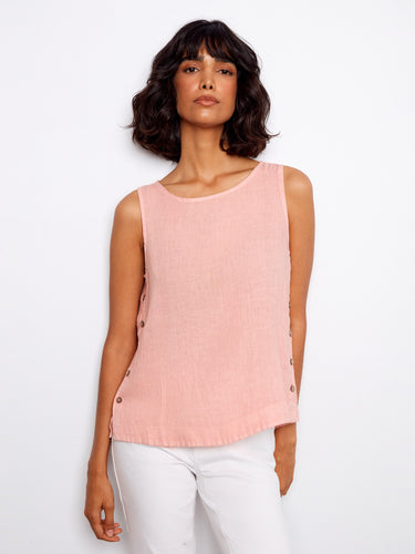 Featuring a scoop neckline, this sleeveless top offers a stylish and comfortable fit. Perfect for any casual outing. By Charlie B.