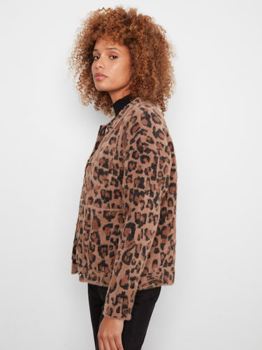 Featuring a button-front closure, this leopard print jacket combines style with functionality. By Charlie B.