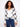 White crochet cardigan with a stylish crew neck and geometric patterns, perfect for layering by Charlie B.