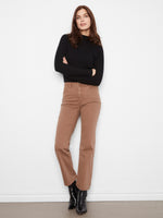 These pants feature a flattering straight leg design, perfect for any occasion. Crafted with attention to detail by Charlie B.