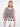 Navy and cream crochet top with a crew neckline, featuring intricate floral hem detailing for a chic look by Charlie B.