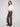 Sophisticated mocha pants with flare fit and front welt pockets, perfect for any occasion by Charlie B.