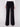 Sleek black wide-leg pants made from comfortable stretch corduroy fabric by Charlie B.