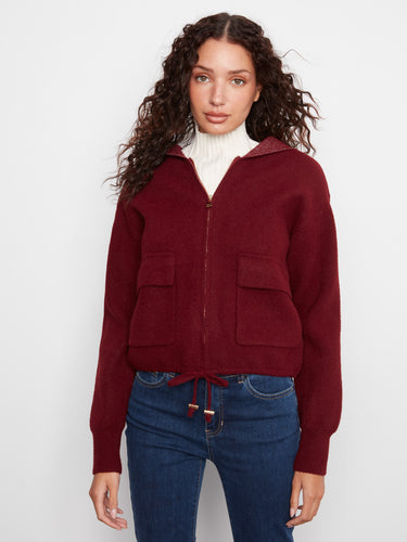 This stylish jacket features a short length that adds a trendy flair to any outfit. Perfect for casual outings. By Charlie B.