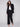 Blazer with Ruched Back - Black - Charlie B Collection Canada - Image 2