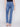 Bootcut Jeans with Asymmetrical Hem - Medium Blue - Charlie B Collection Canada - Image 3