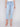 Cropped Bootcut Jeans with Asymmetrical Hem - Bleach Blue - Charlie B Collection Canada - Image 2