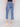 Cropped Pull-On Jeans with Hem Tab - Medium Blue - Charlie B Collection Canada - Image 4