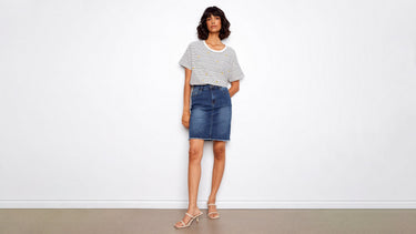 How to Style a Denim Skirt: 10 Outfit Ideas for Women Over 40