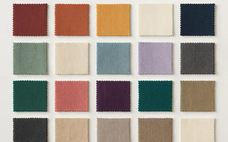 Seasonal colour palette swatches