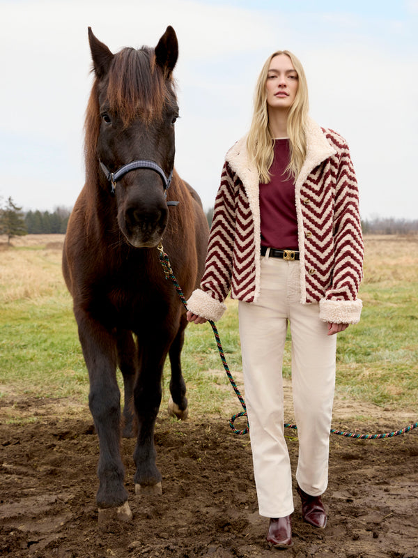 Straight Leg Corduroy Pants - Oat