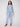 Stylish blue V-neck knit top featuring drop shoulders and a unique pattern by Charlie B.