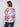 Long sleeves complement the dreamy pink V-neck knit top with unique tie-dye patterning by Charlie B.