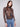 Spruce printed mesh long-sleeve top with a mock neck and side gatherings by Charlie B.