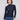 Blue black top featuring a slim fit and long sleeves, perfect for layering or wearing solo by Charlie B.