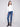 Cotton blend long sleeve top in ecru, offering comfort and elegance by Charlie B.