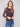 Mesh top featuring ruching at the sides for a flattering silhouette by Charlie B.