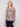 Astrology printed mesh top with a slim fit and long sleeves, showcasing intricate celestial designs by Charlie B.