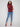 Chic mock neck cabernet top crafted with attention to detail by Charlie B.