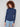 Fine ribbed texture enhances this moonlight blue long-sleeve top for added sophistication by Charlie B.