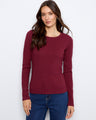 This top features a crew neckline and long sleeves, crafted for style and comfort. Perfect for any casual outing by Charlie B.