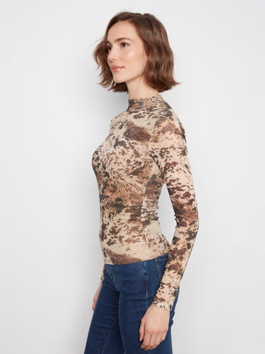 Body lined for coverage, this chic top provides confidence and style in one package by Charlie B.