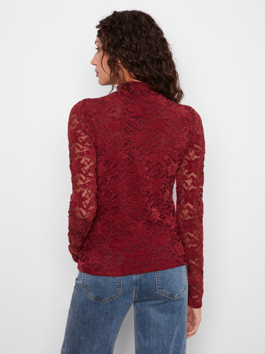 This body lined top offers comfort while maintaining a sleek appearance, perfect for any occasion by Charlie B.