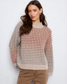 Stylish sweater featuring a mock neck design, perfect for adding a touch of elegance to your wardrobe. By Charlie B.