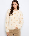 Elegant sweater featuring a classic crew neckline, perfect for a chic and cozy look. By Charlie B.